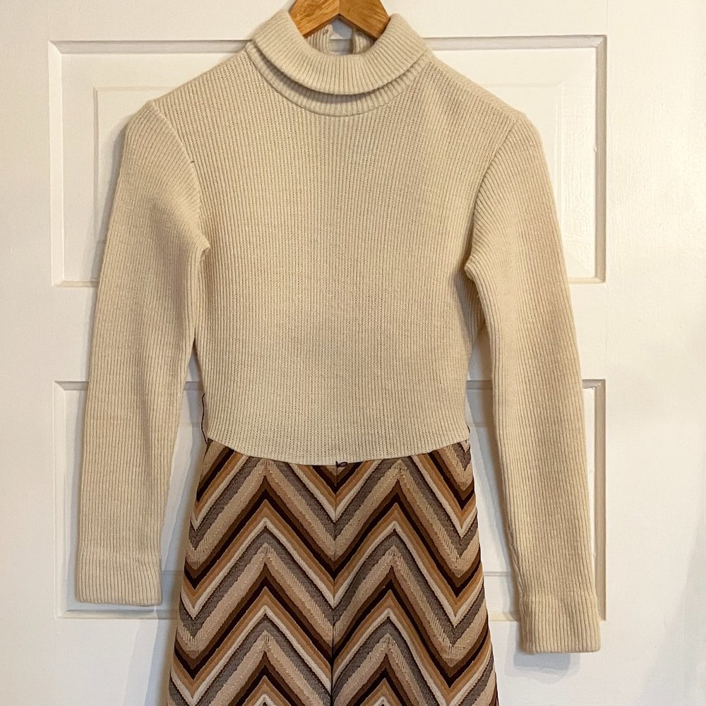 Vintage Winter Dress - XS